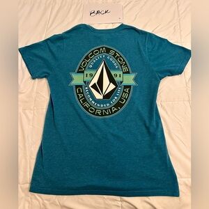 Volcom Teal Graphic Tee